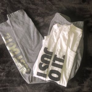 Nike shirt and leggings
